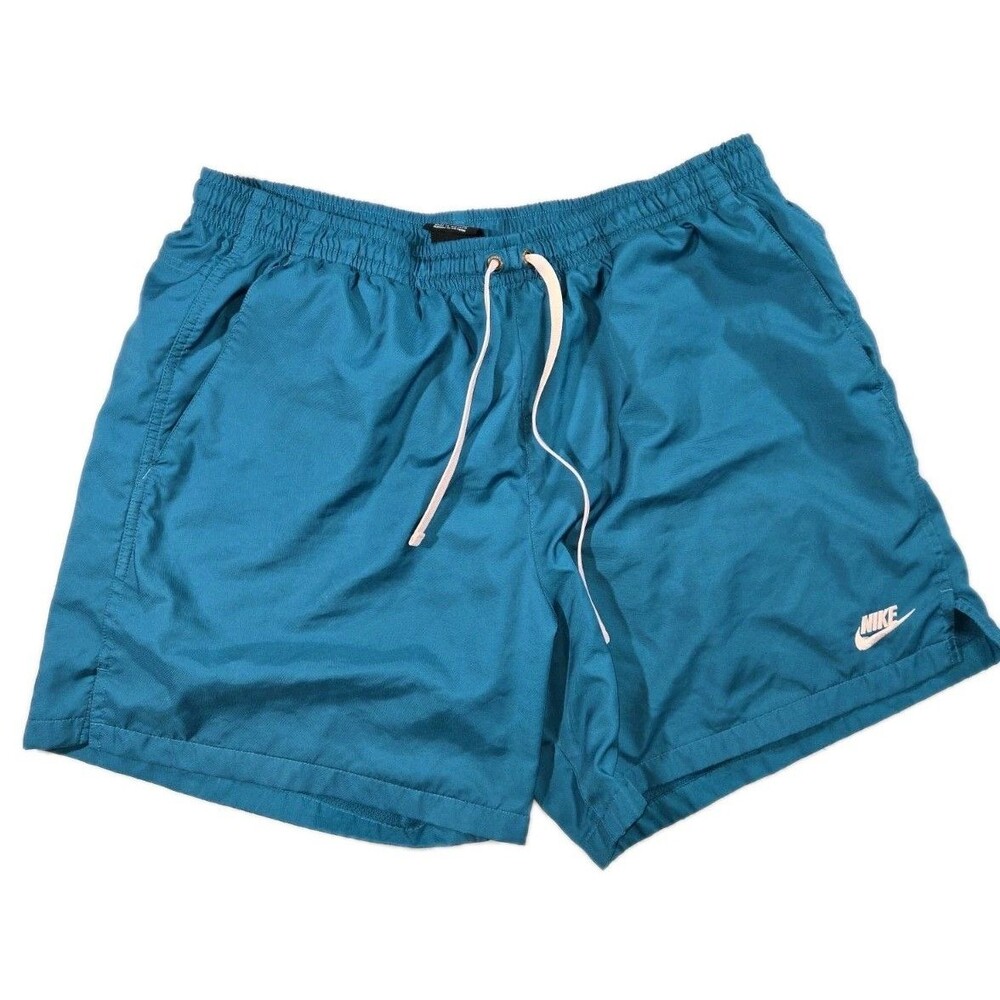 Mens Nike Sportswear Flow Woven Shorts 2XL Teal 36x6